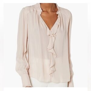 Parker Silk Ruffle Blouse